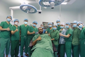 Hamed Haddadi, “the Best Central Forward in Asia”, underwent Achilles tendon repair surgery in the Affiliated Sport Hospital of CDSU