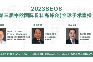 第三屆中歐國際骨科高峰會（全球手術直播）Schatzker IV型脛骨平臺骨折的手術治療